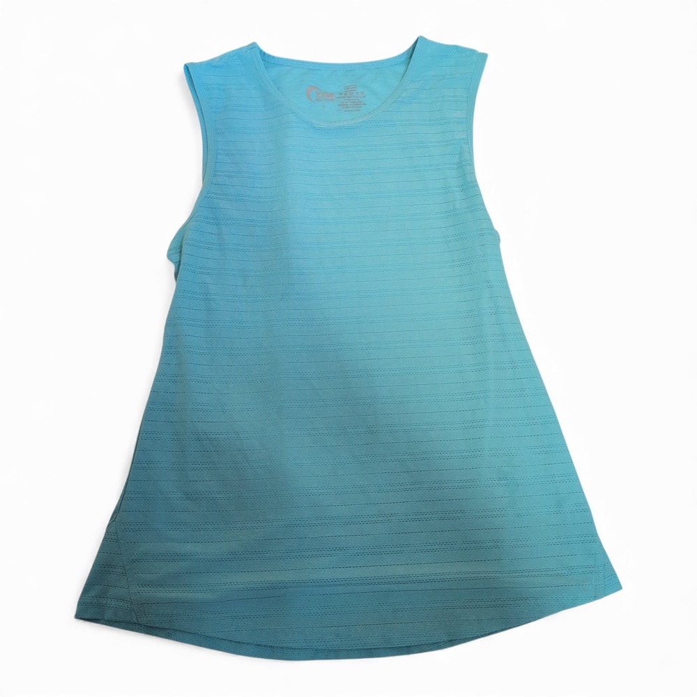 Zyia Women's Blue Tank Top Size S - Lightweight A-Line
